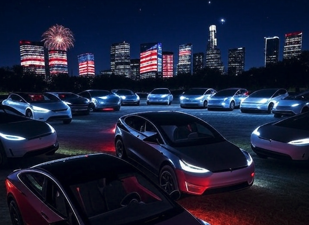 4th of July Tesla Light Show Releases