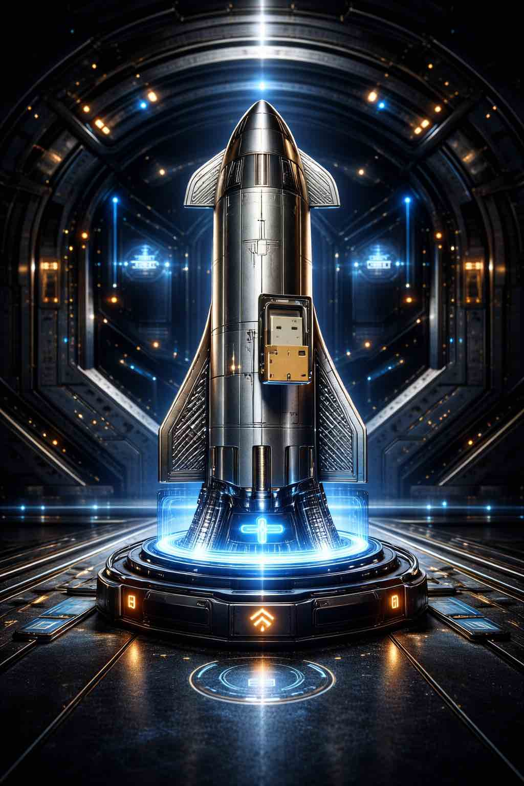 Collector Key - Starship Artifact V1 - All Shows Preprogrammed USB