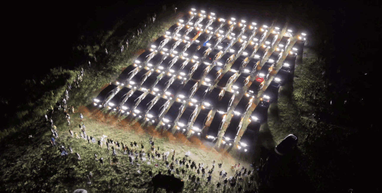 All of the Lights – Three Vocals Cybertruck Exclusive Tesla Light Show