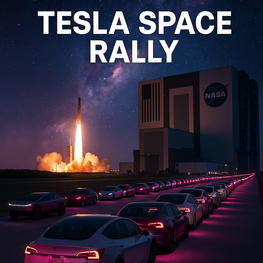 STARSHIP TESLA FORMATION