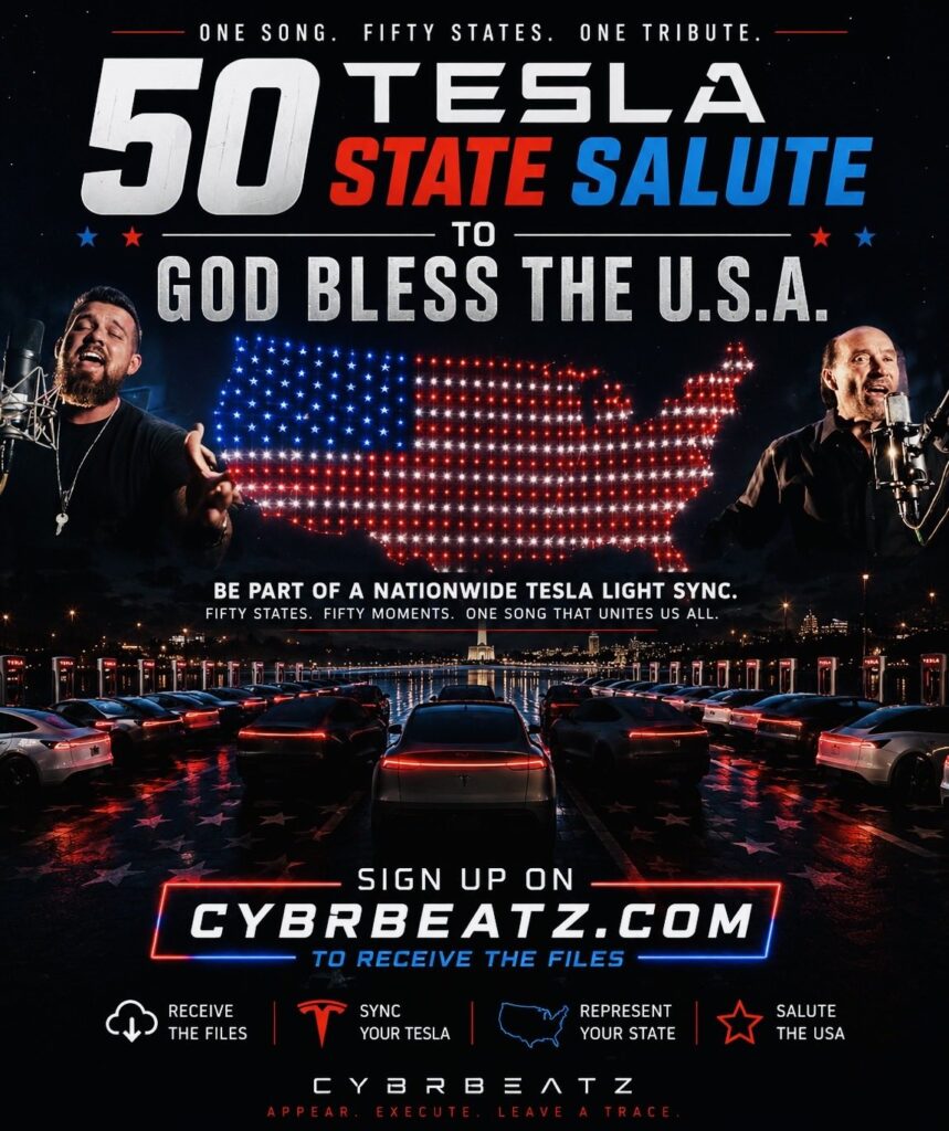50 State Tesla Salute "God Bless The USA" Rock Edition